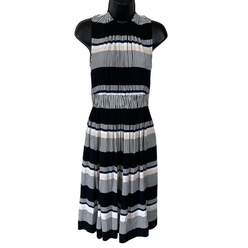 Kate Spade Bay Stripe Tie Back Dress
